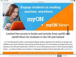 Life is better When We Read Together. myON at Mercy
