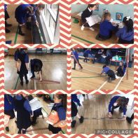 Measuring in metres. 