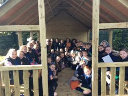 Outdoor Maths fun for Maths Week in P5!
