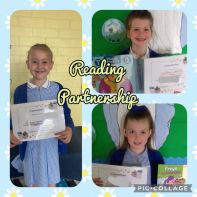 🎉👏⭐️Congratulations  to our wonderful girls on completing the reading partnership programme. Keep up the great reading girls!⭐️