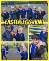 🐣P2 classes organised an amazing Easter egg hunt for our P1 classes. We had egg & spoon races, bubbles, a disco & treats. 🐰
