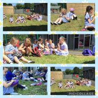 Forest schools week in Primary 3